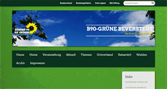Desktop Screenshot of gruene-beverstedt.de