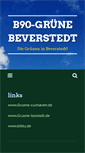 Mobile Screenshot of gruene-beverstedt.de